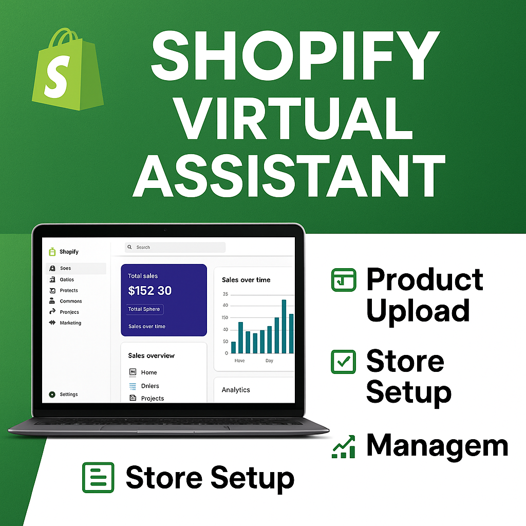 I will boost Shopify sales with expert virtual assistant services