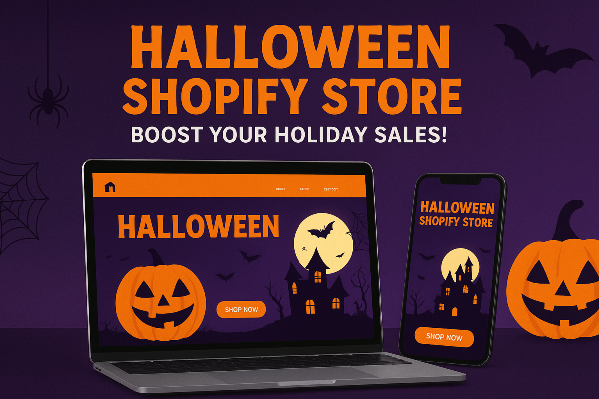 I will design spooky and high converting Halloween Shopify store for holiday sales