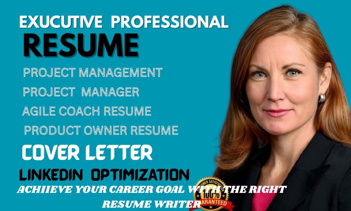 I will craft a powerful ATS optimized project manager resume