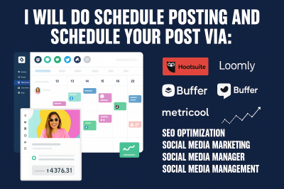 I will create social media content for Instagram, FB, TikTok & be your social media manager