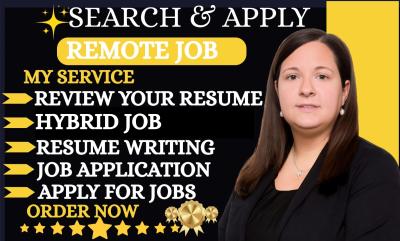 I will search and apply for the best remote, onsite, and reverse recruiter USA job applications