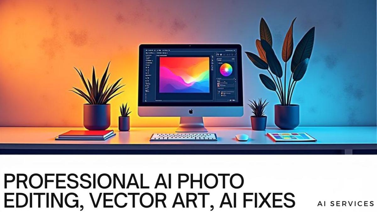 I will design cull, scenery, realistic vector and AI image editing