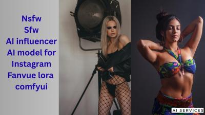 I will create yiff, colab, beauty model, SFW, AI model for socials