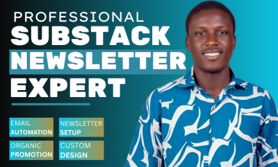 I will set up Substack account, create editable newsletter, and do Substack & Beehiiv integration