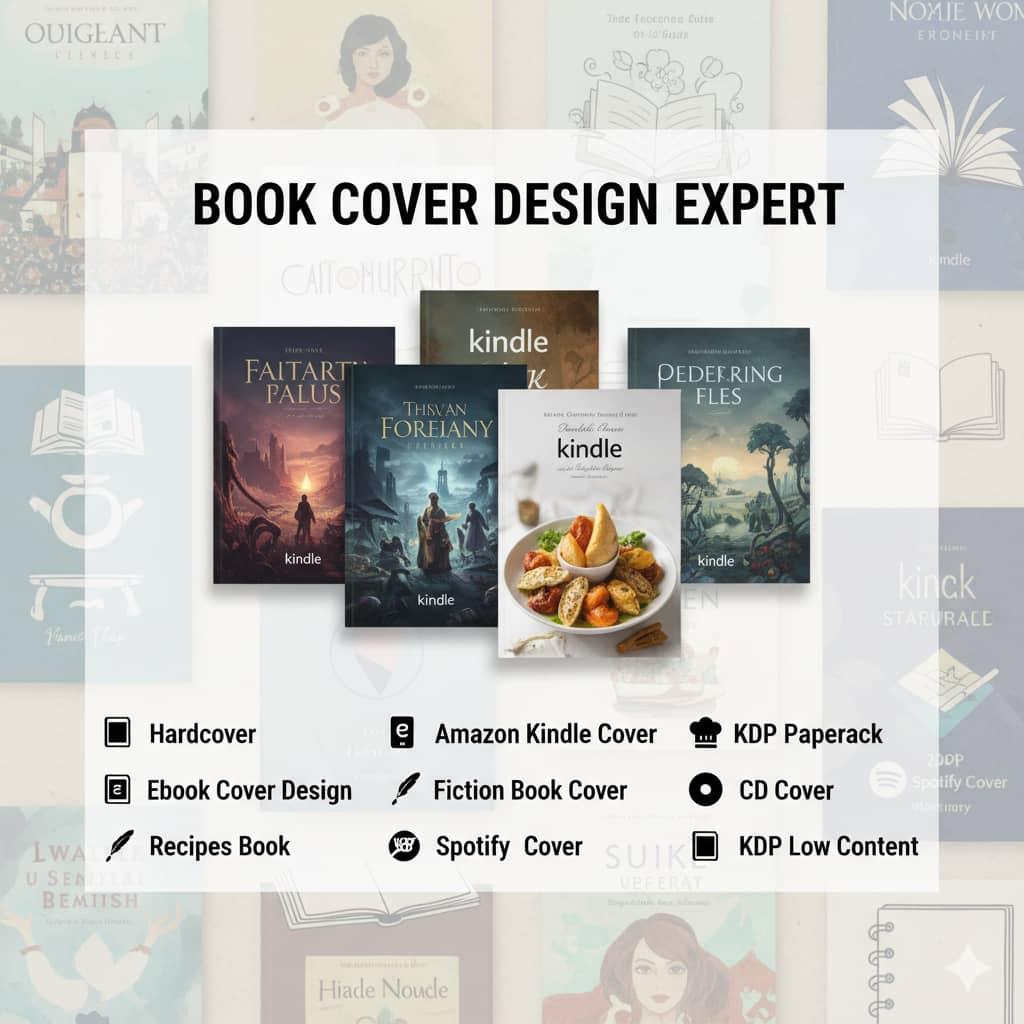 I will design hardback, Createspace, KDP low content, CD cover