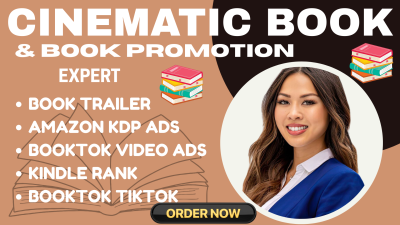 I will create cinematic book video viral booktok tiktok book community