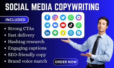 I will craft engaging social media copywriting that boosts engagement and sales