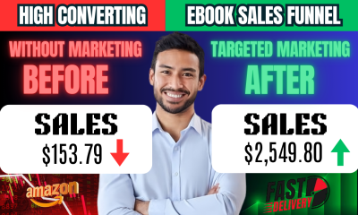 I Will Engineer a High Converting Book Sales Funnel, Landing Page, Email Automation