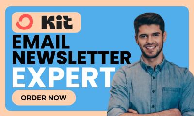 setup convertkit newsletter kit email sequence setup kit landing page kit expert