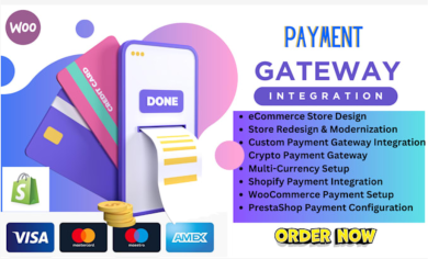 shopify expert payment integration stripe payment, sepa, paystack, prestashop