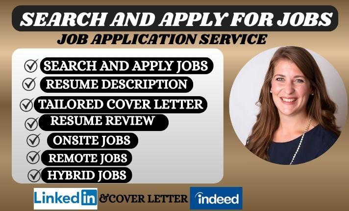 I will job search and apply for jobs application reverse recruiting apply for jobs