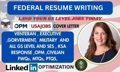 I will write executive resumefederal resume usajobs resume
