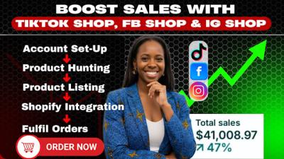 I will audit tiktok shop, fix rejected product listing to boost ecommerce sales