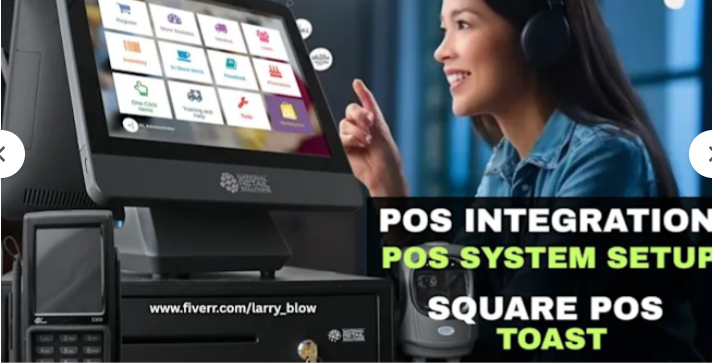 I will pos integration pos system setup shopify square pos toast clover lightspeed pos