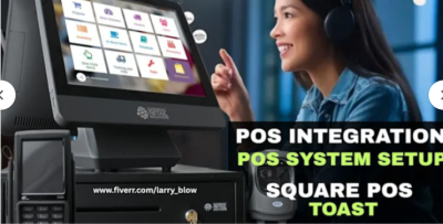 I will pos integration pos system setup shopify square pos toast clover lightspeed pos