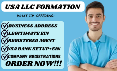 I will register US llc company for non USA residents, ein register