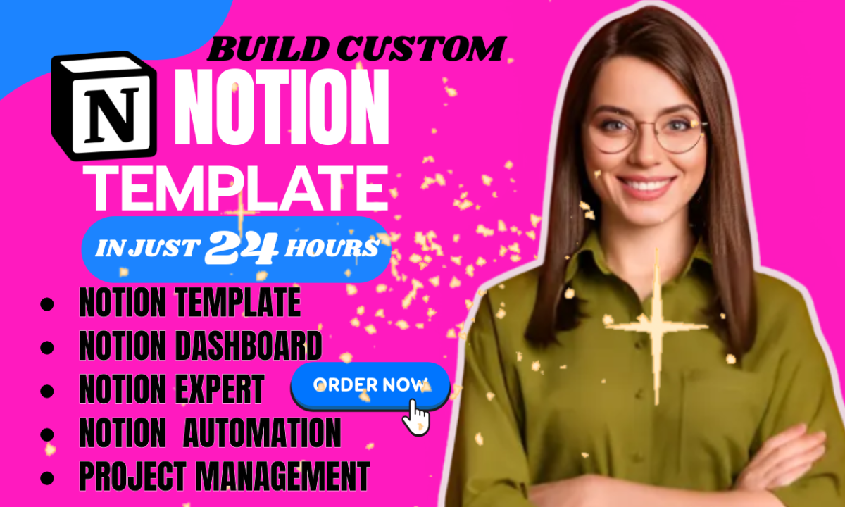 I will do notion dashboard notion ai automation notion workspace expert notion template