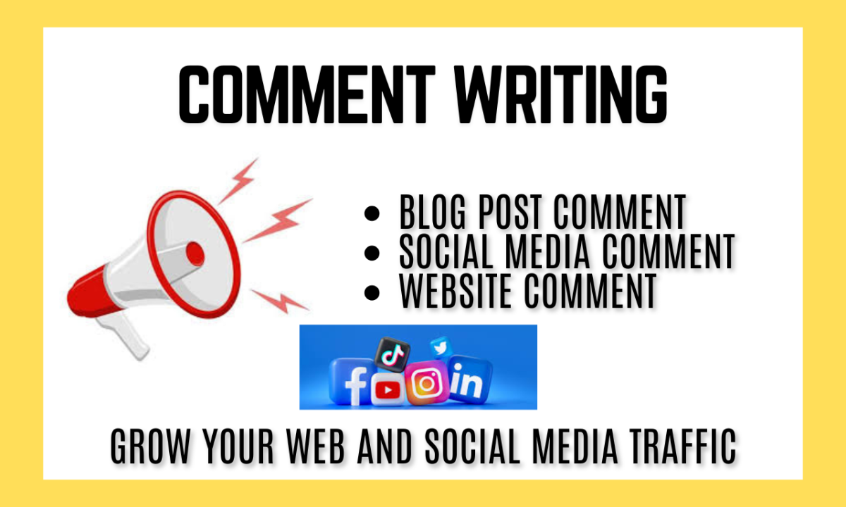 comments and share your blog posts