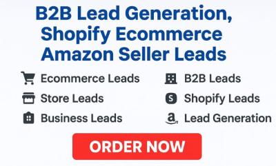 I will do b2b lead generation shopify ecommerce amazon seller leads