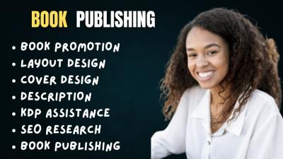 I will publish and upload your book on amazon kindle KDP professionally