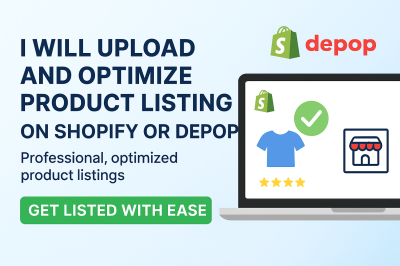 I will upload and optimize shopify product listings professionally