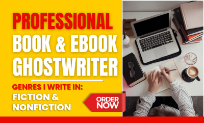I will be your self help cookbook christian ghostwriter children book and ebook writer