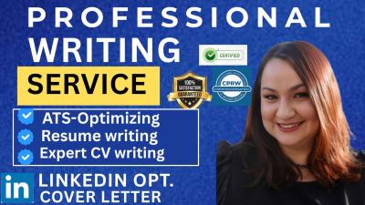 I will write federal resume executive resume cover letter and linkedin optimisation