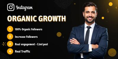 I will grow your instagram organically with real engagement and targeted followers