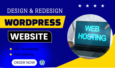 I will redesign wordpress website development, design wordpress, business website