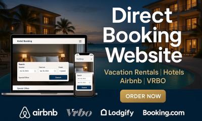 I will build vacation rental direct booking website for airbnb vrbo lodgify integration