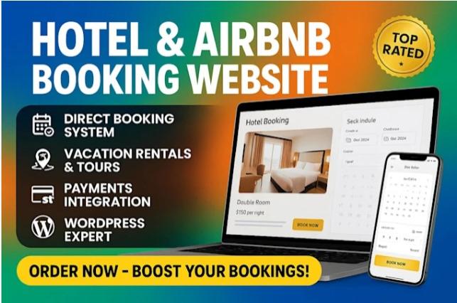 I will build wordpress hotel booking, airbnb clone, vacation rental or tour website