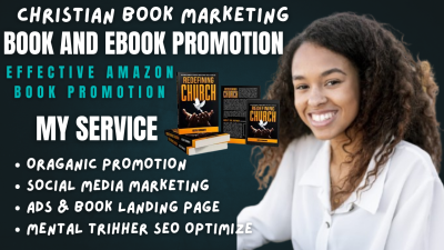 I will do comfy Christian book promotion, children coloring book, eBook marketing