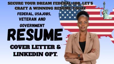 I will create an ats optimized federal resume service