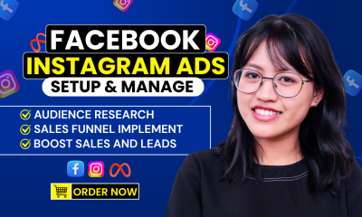 I will setup high converting facebook, instagram or meta ads for leads and sales