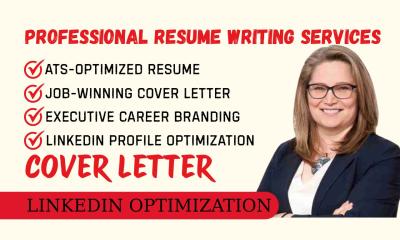 I will craft an ats optimized resume, cover letter, and linkedin profile