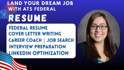 I WILL write a federal, military, USA jobs, government, and executive resume