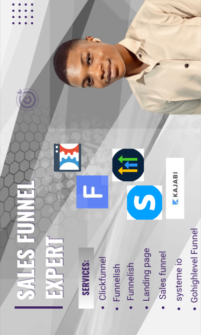 I will design clickfunnels sales funnel, clickfunnels landing page, gohighlevel funnel