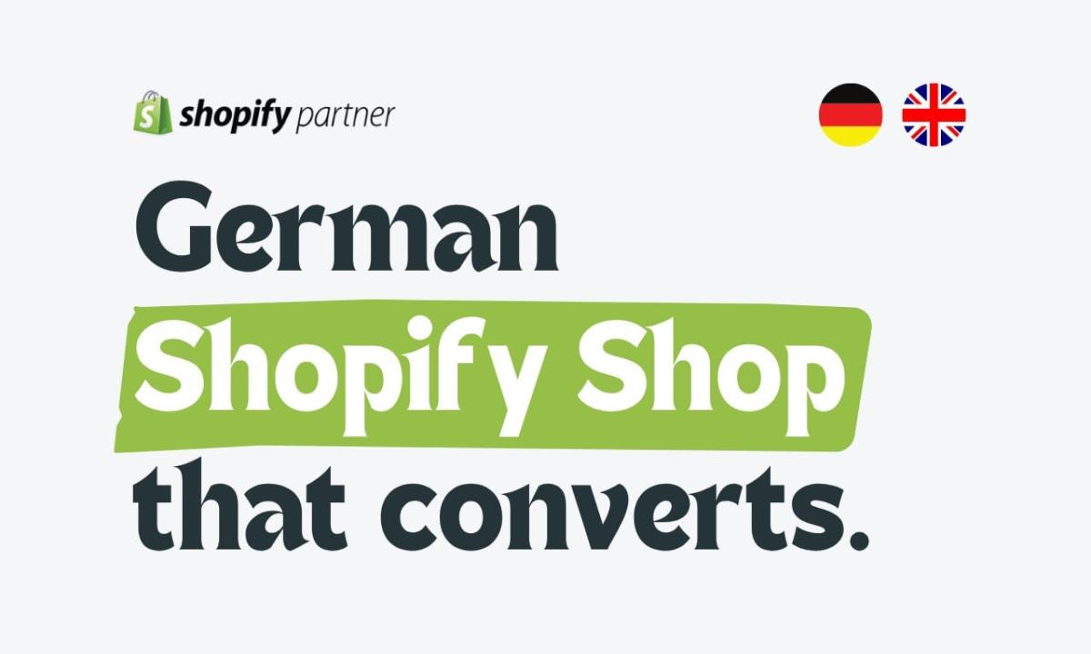 I will build a high converting german shopify store or shopify website that sells