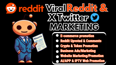I will manage reddit post comment to boost product sales ai saas website promotion