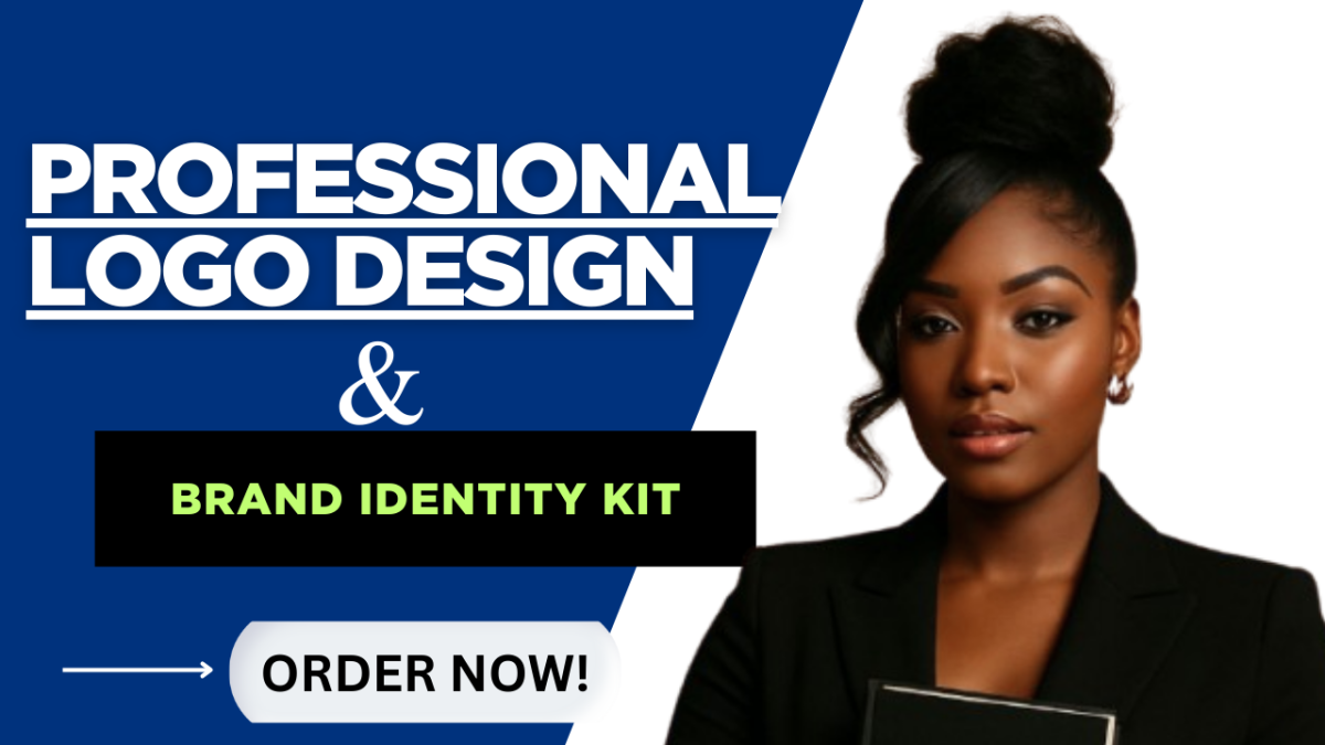 I will design a professional logo and complete brand identity kit