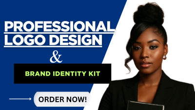I will design a professional logo and complete brand identity kit