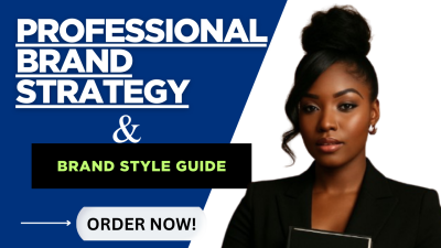 I will create a professional brand style guide strategy for your brand
