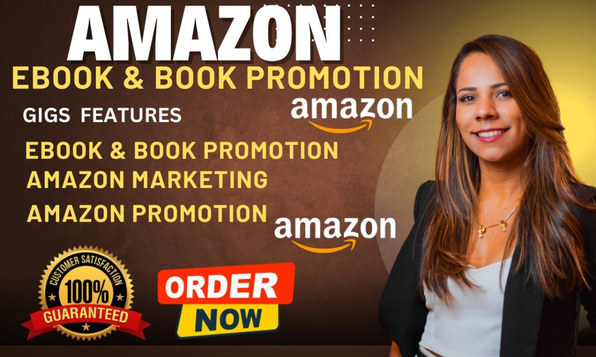 I will do amazon book promotion, amazon book marketing, kindle amazon book ads