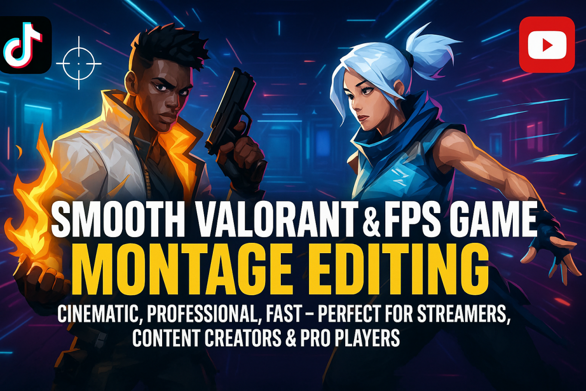 edit smooth valorant or any other fps video editor for youtube and tiktok edit smooth valorant or any other fps video editor for youtube and tiktok