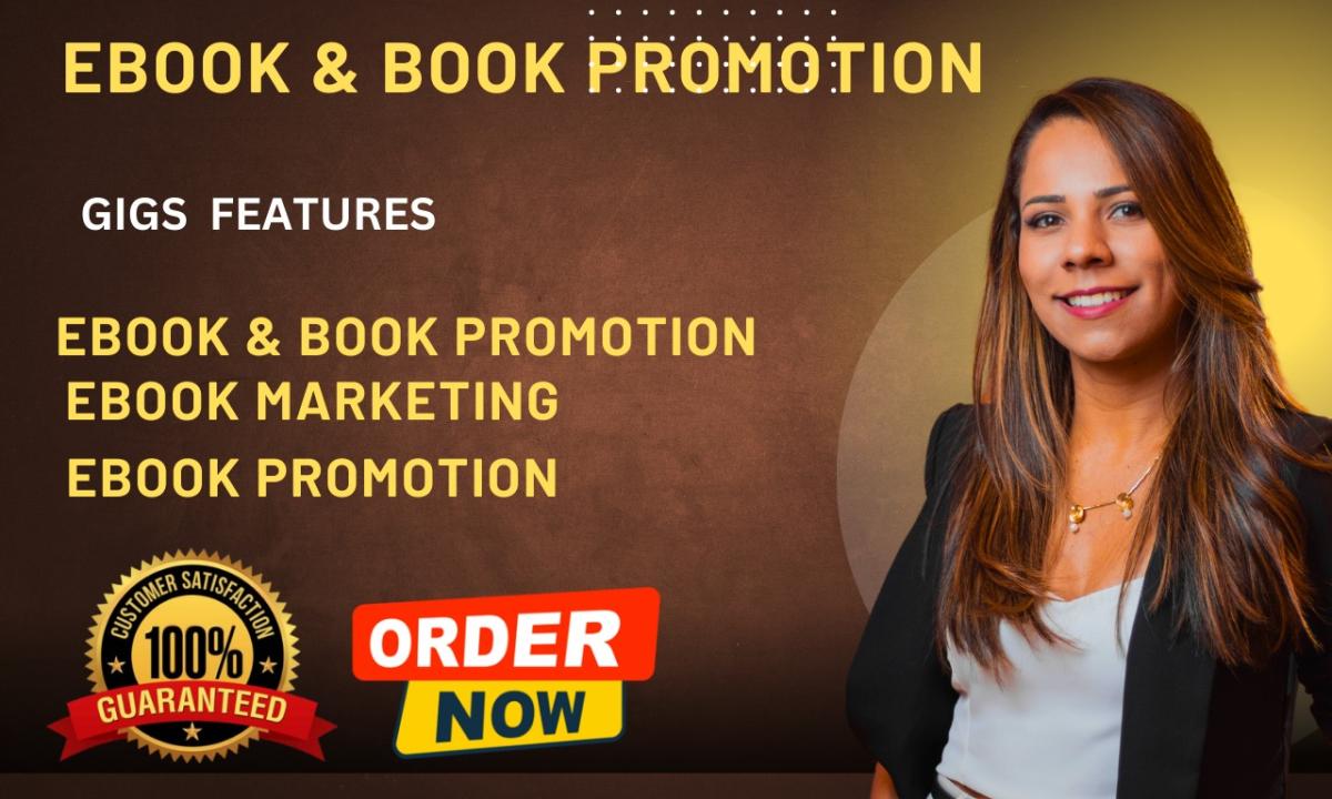 I will do ebook promotion, ebook marketing booktok promotion, ebook ads kdp ebook