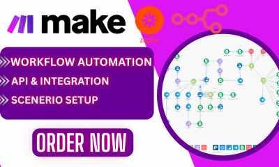 I will automate your business workflows with make com n8n or zapier professionally