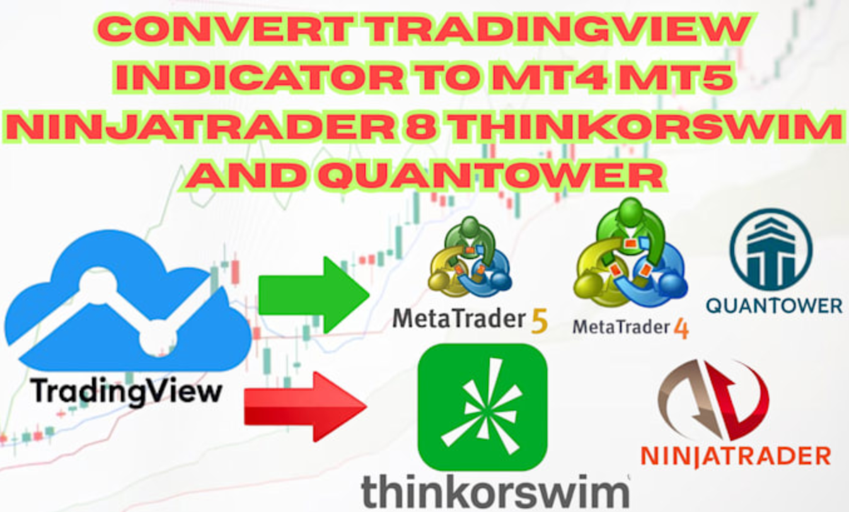 I will convert tradingview indicator to mt4 mt5 ninjatrader 8 thinkorswim and quantower