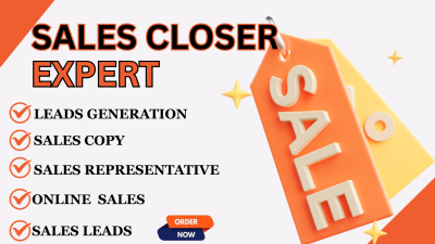 be your sales closer, sales representative sales person sales agent online sales