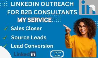 generate qualified b2b leads, book sales, with linkedin