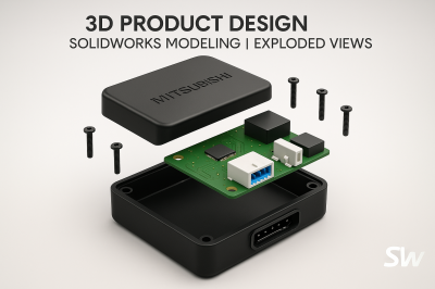 I will do 3d engineering reverse engineering manufacturing drawing and make card model